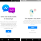 Facebook Messenger permission screen from 2016 (Left), and new permission screen (Right)